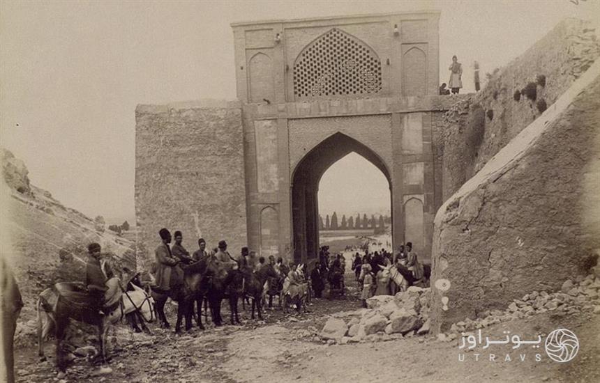 عکس بسیار قدیمی از دروازه قرآن اصلی شیراز